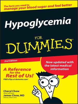 cover image of Hypoglycemia For Dummies